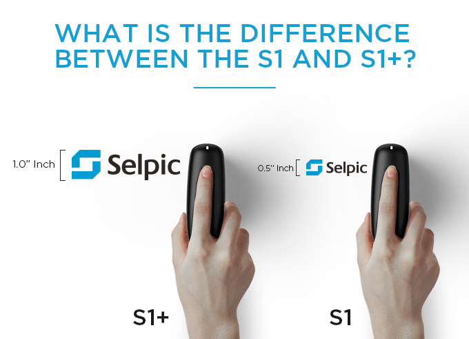 selpic S1 vs s1+ handy printer